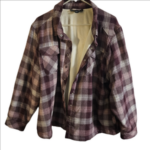 Swiss Tech Burgundy Plaid Button-Down Shirt